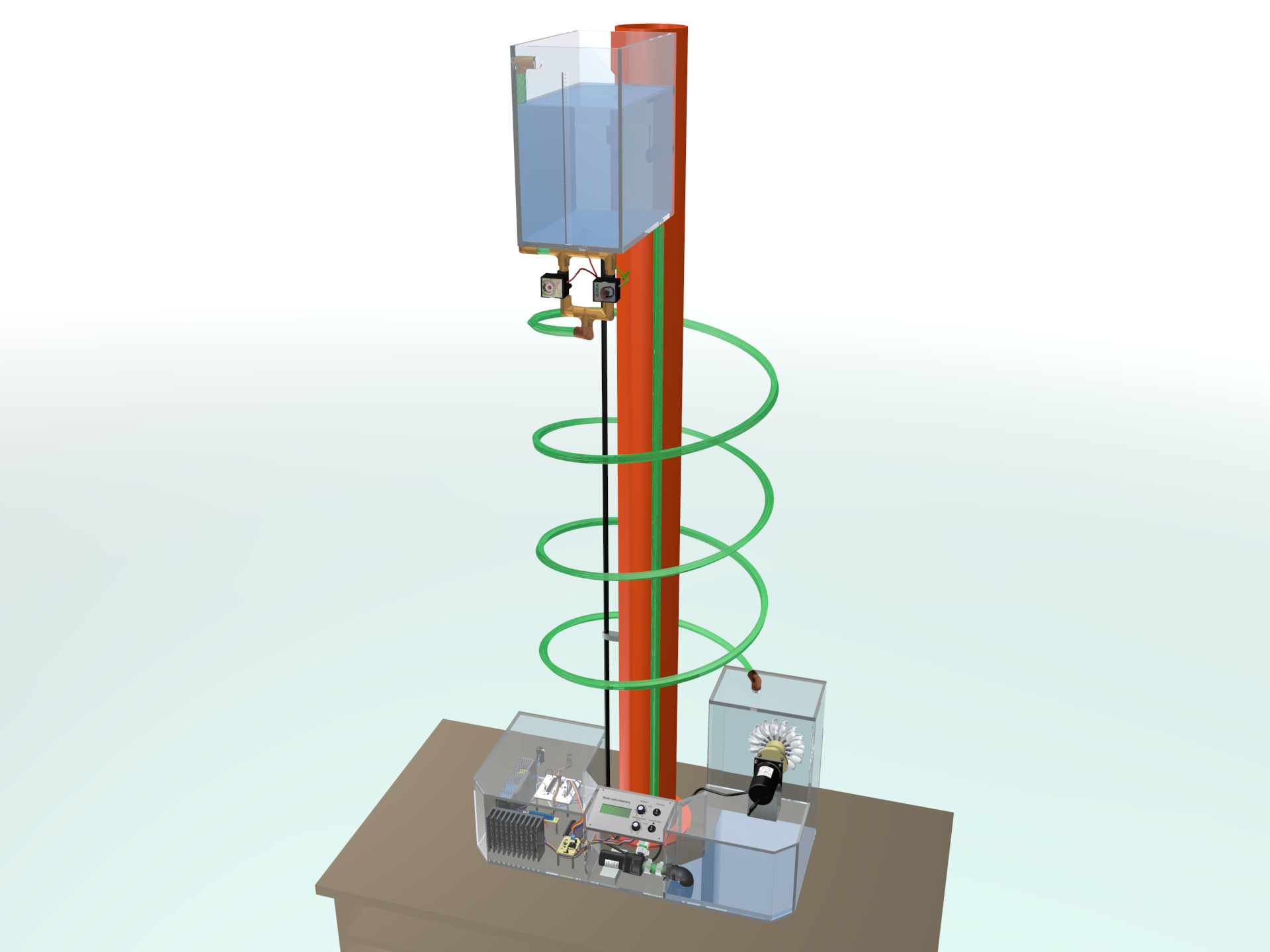 Model of a Hydro power plant - by Martin Blažek