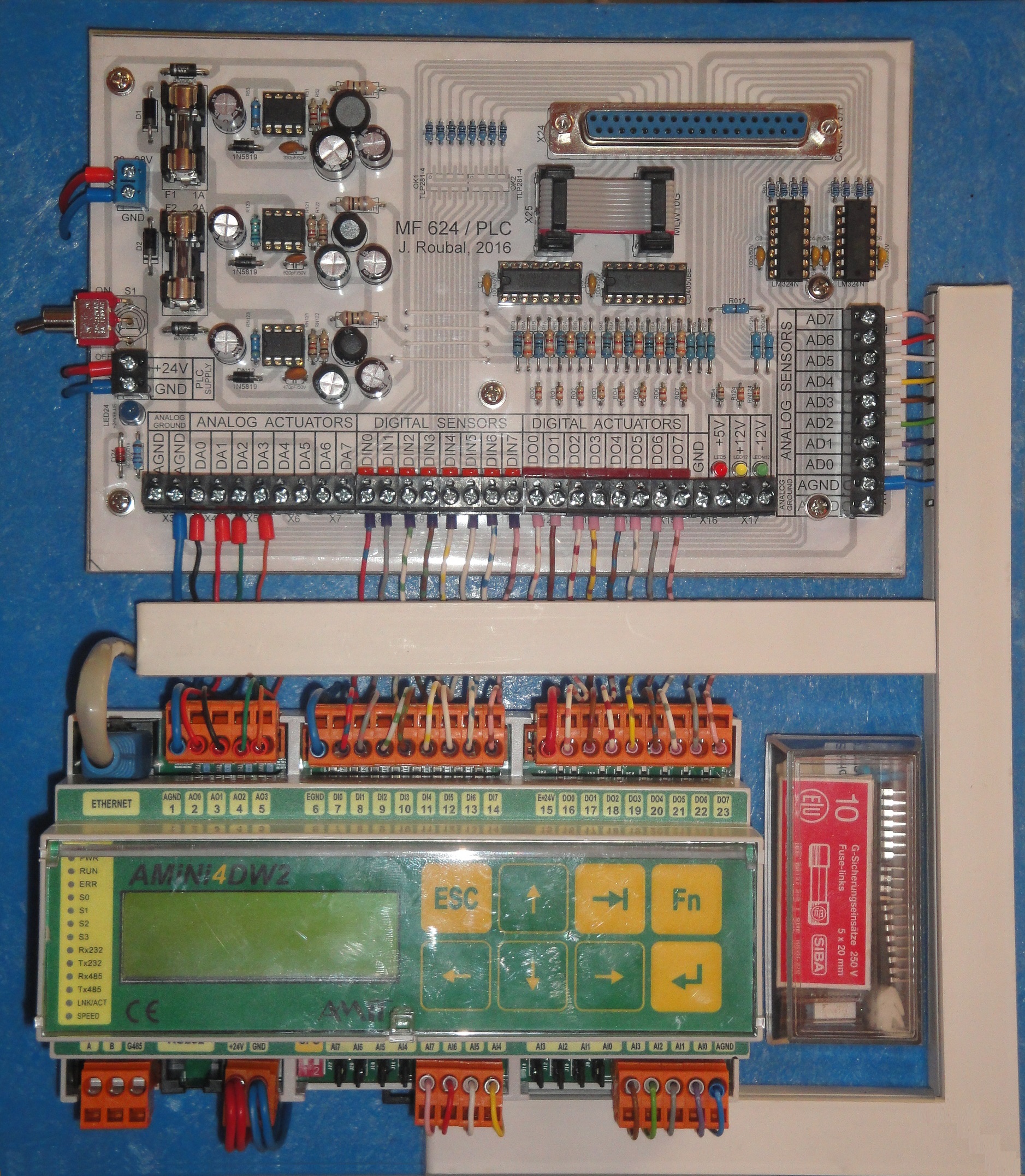 Komunikační rozhraní MF 624 - PLC