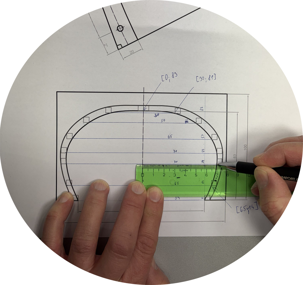 Výkres pro tvorbu 3D&nbsp;modelu