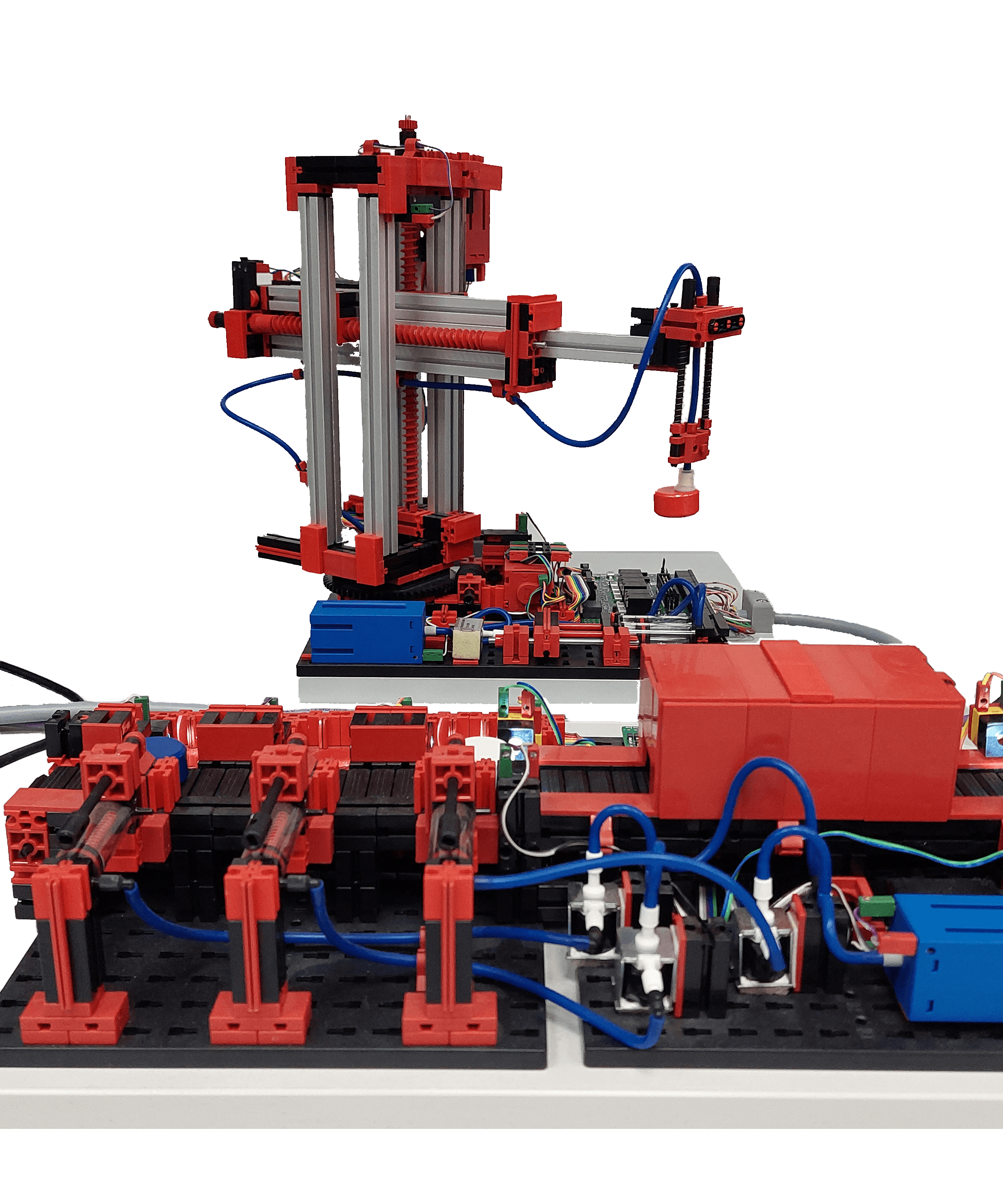 Třídicí linka s manipulačním robotem